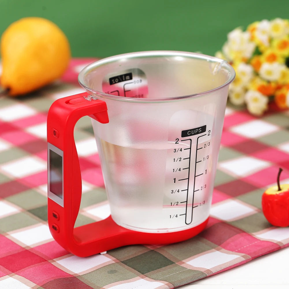 Digital Beaker Libra Tools Weigh Temperature Measurement Cups